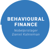 Beahavioural Finance grafik i blå